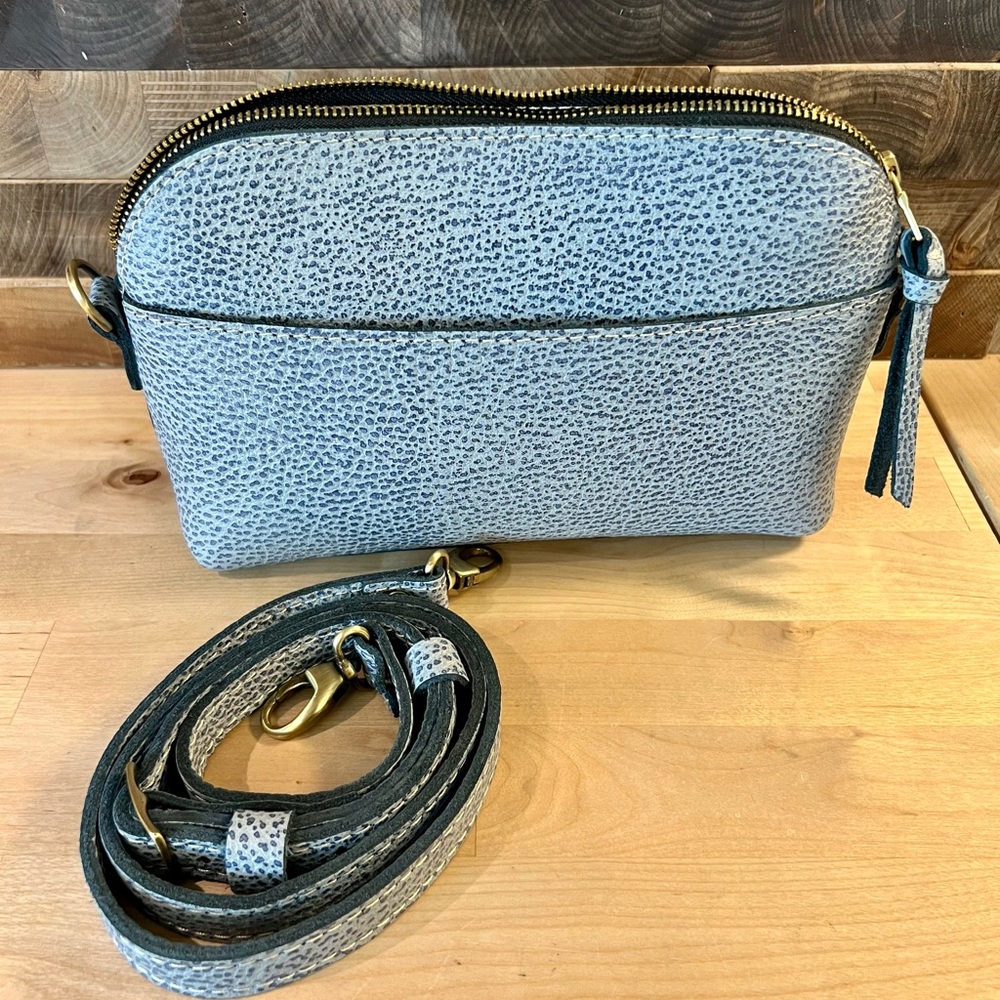 Portland Leather Goods Fog Eclipse crossbody, new